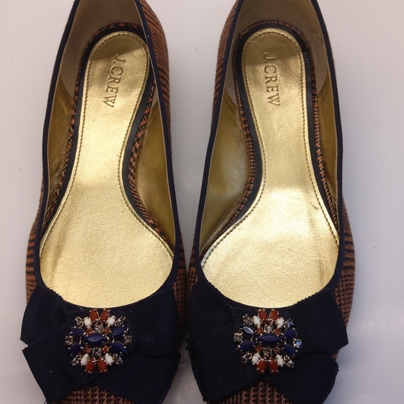 J. Crew Plaid Bow Flats - Picture 7 of 10